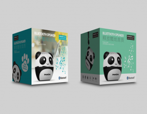 PANDA熊貓品牌藍牙音箱包裝設計