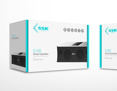 SSK飆王藍牙音箱包裝設計